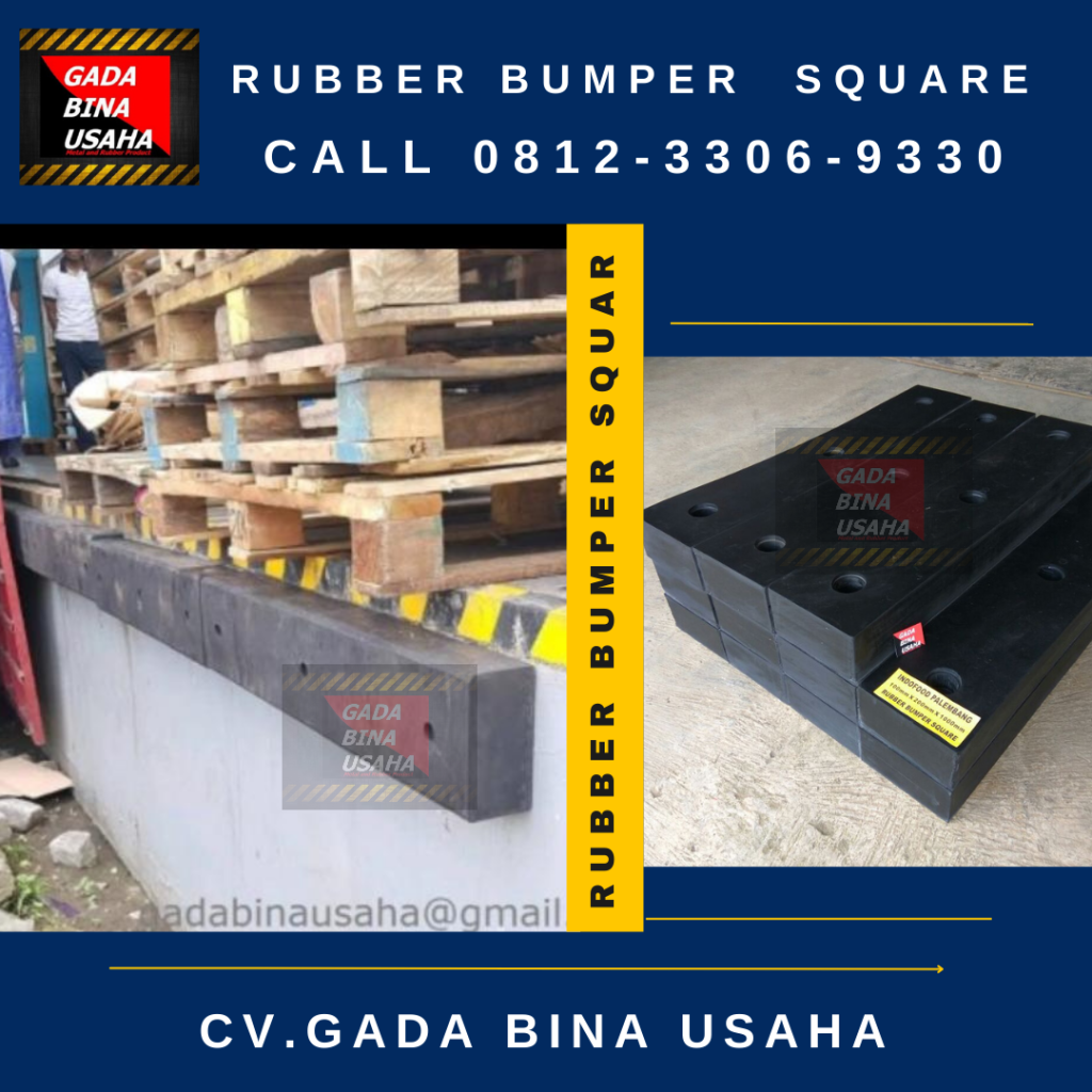 rubber bumper square